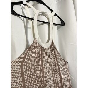 MANAOLA Mauve Sleeveless Halter Iwalani Dress Women's Niho Ku Rayon Medium